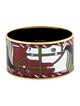 Hermès Extra Wide Enamel Bangle Bracelet