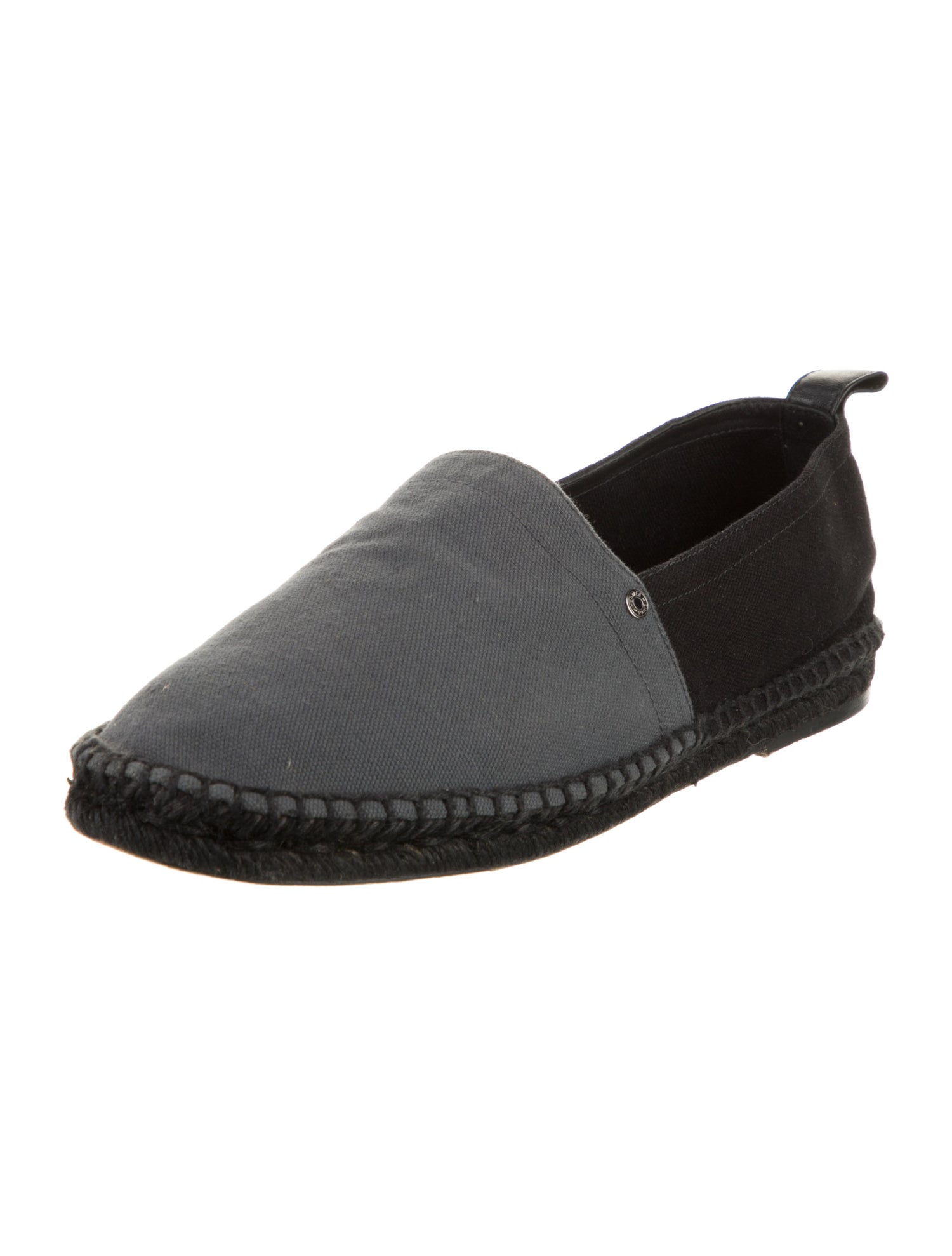 Hermès Canvas Leather Trim Embellishment Espadrilles