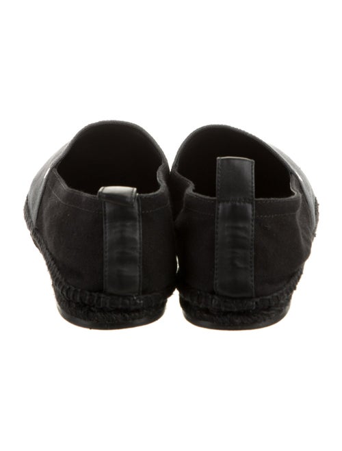 Hermès Canvas Leather Trim Embellishment Espadrilles