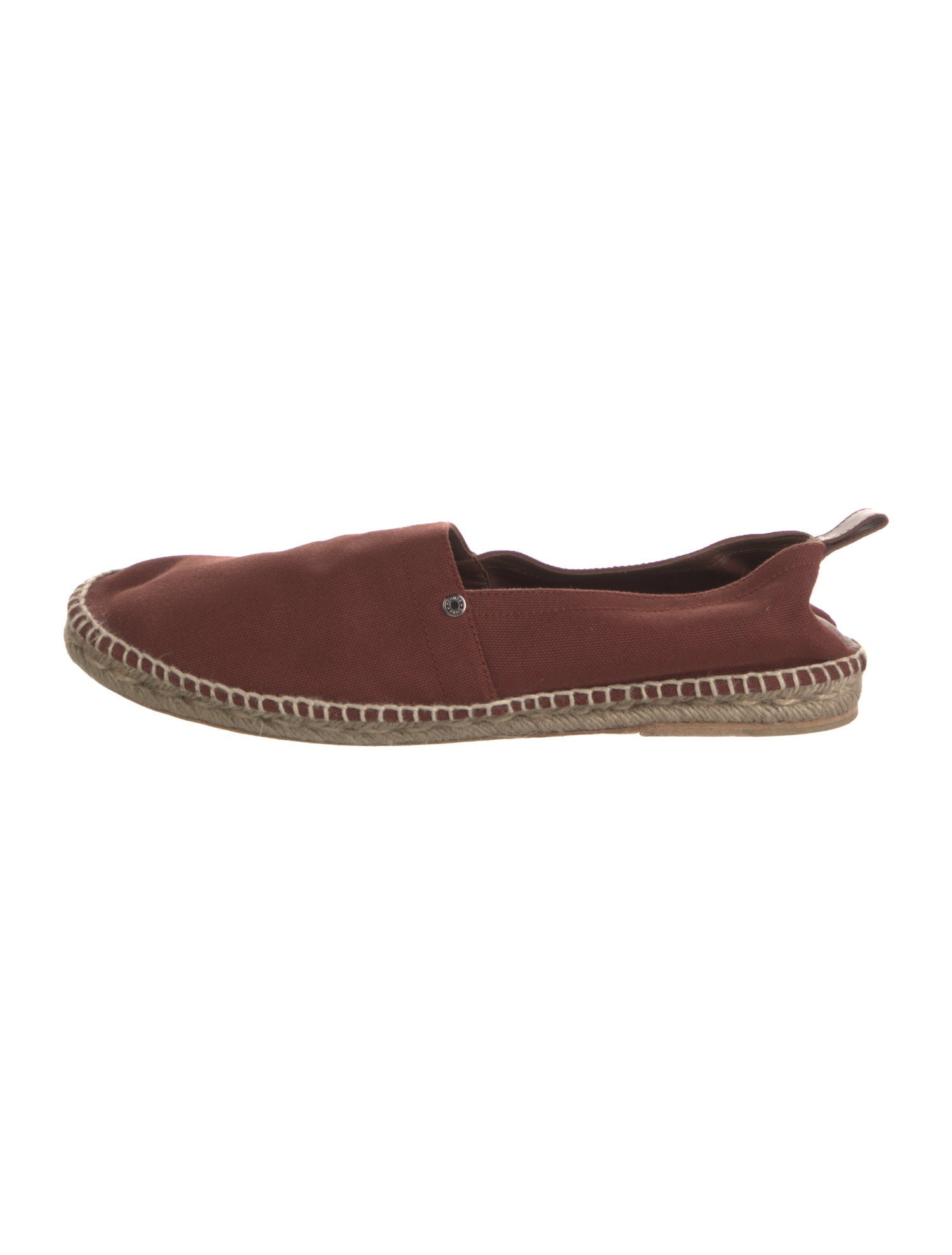 Hermès Canvas Whipstitch Trim Espadrilles