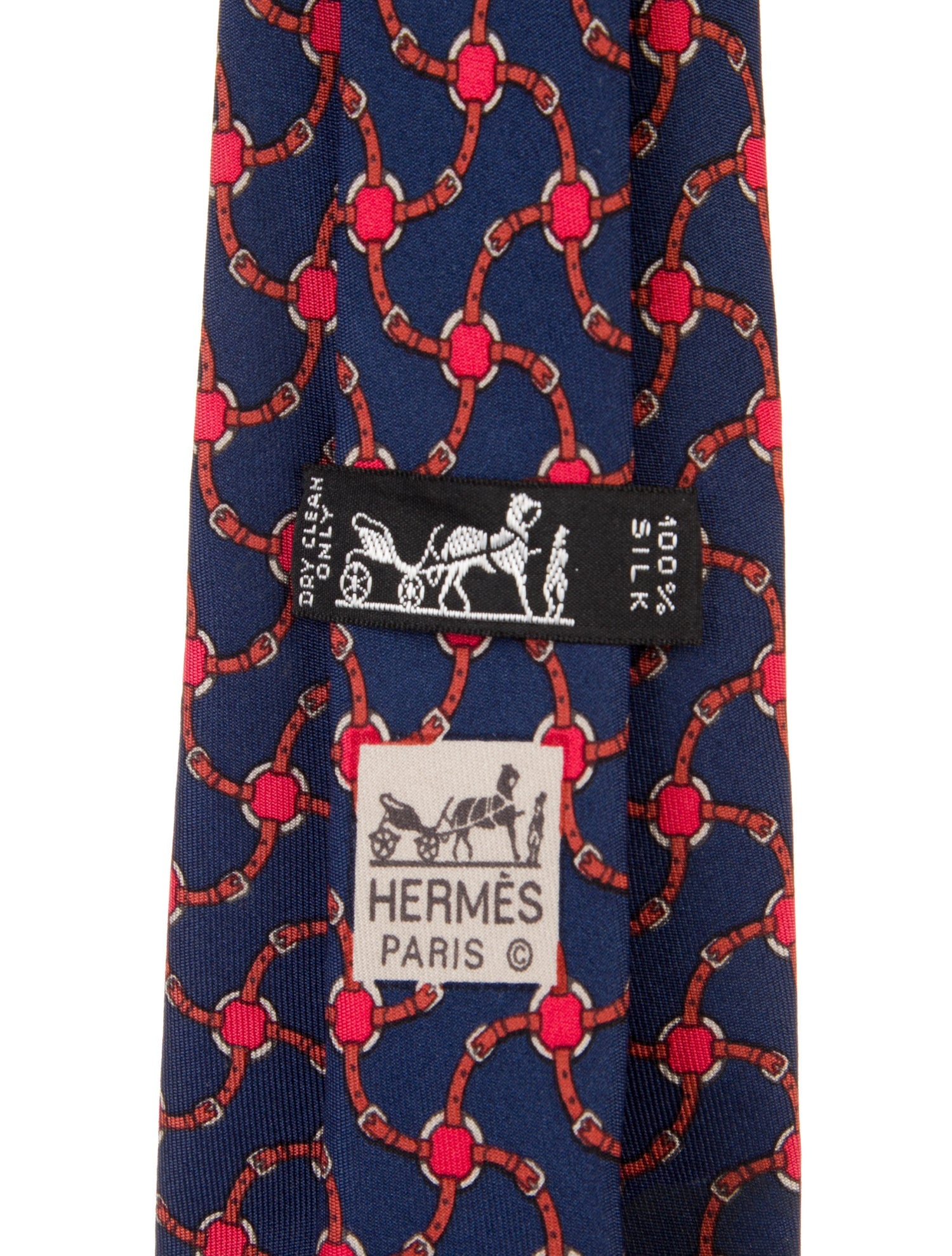 Hermès SIlk Printed Tie
