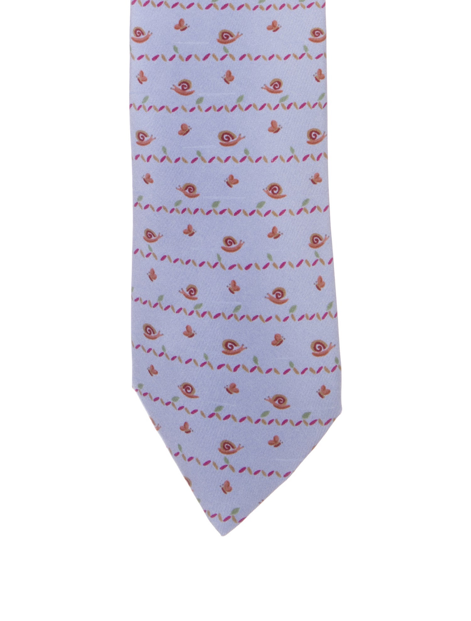 Hermès Silk Printed Tie