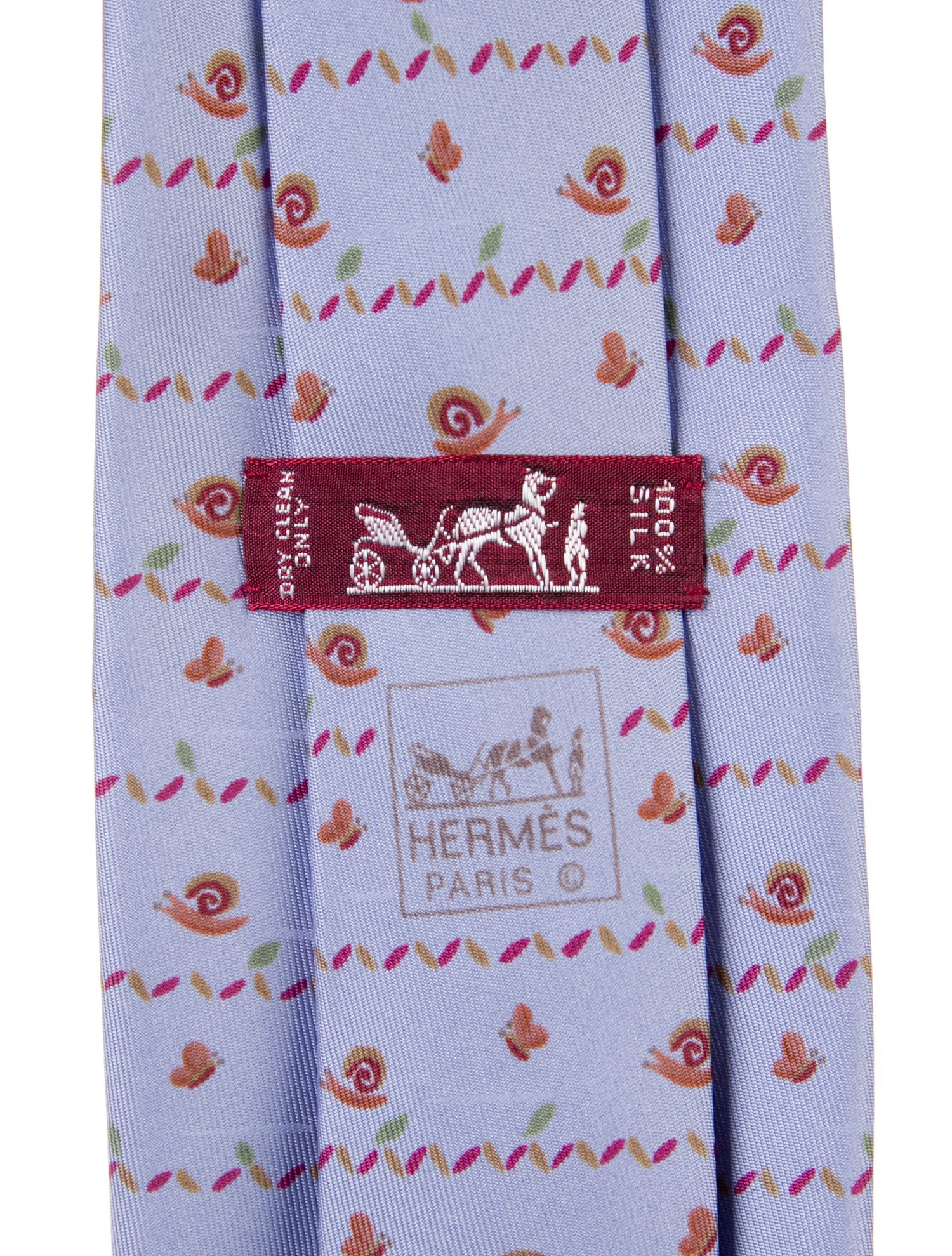 Hermès Silk Printed Tie