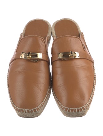 Hermès Feria Leather Mules