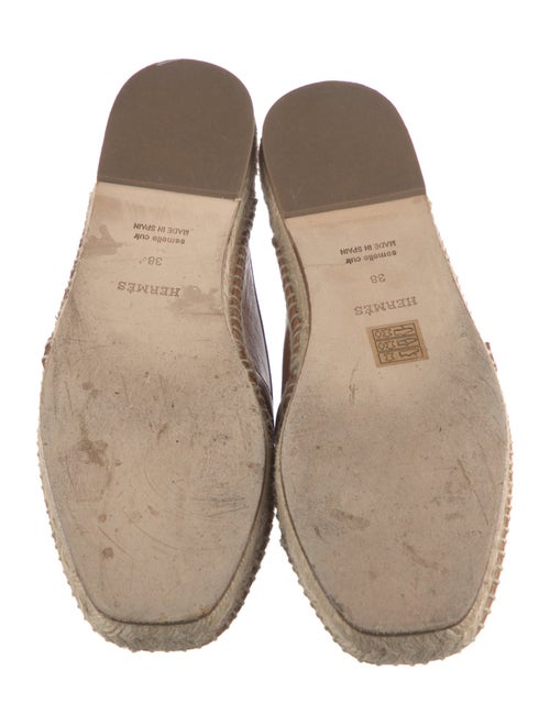 Hermès Feria Leather Mules