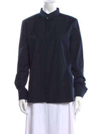 Hermès Mock Neck Long Sleeve Sweatshirt