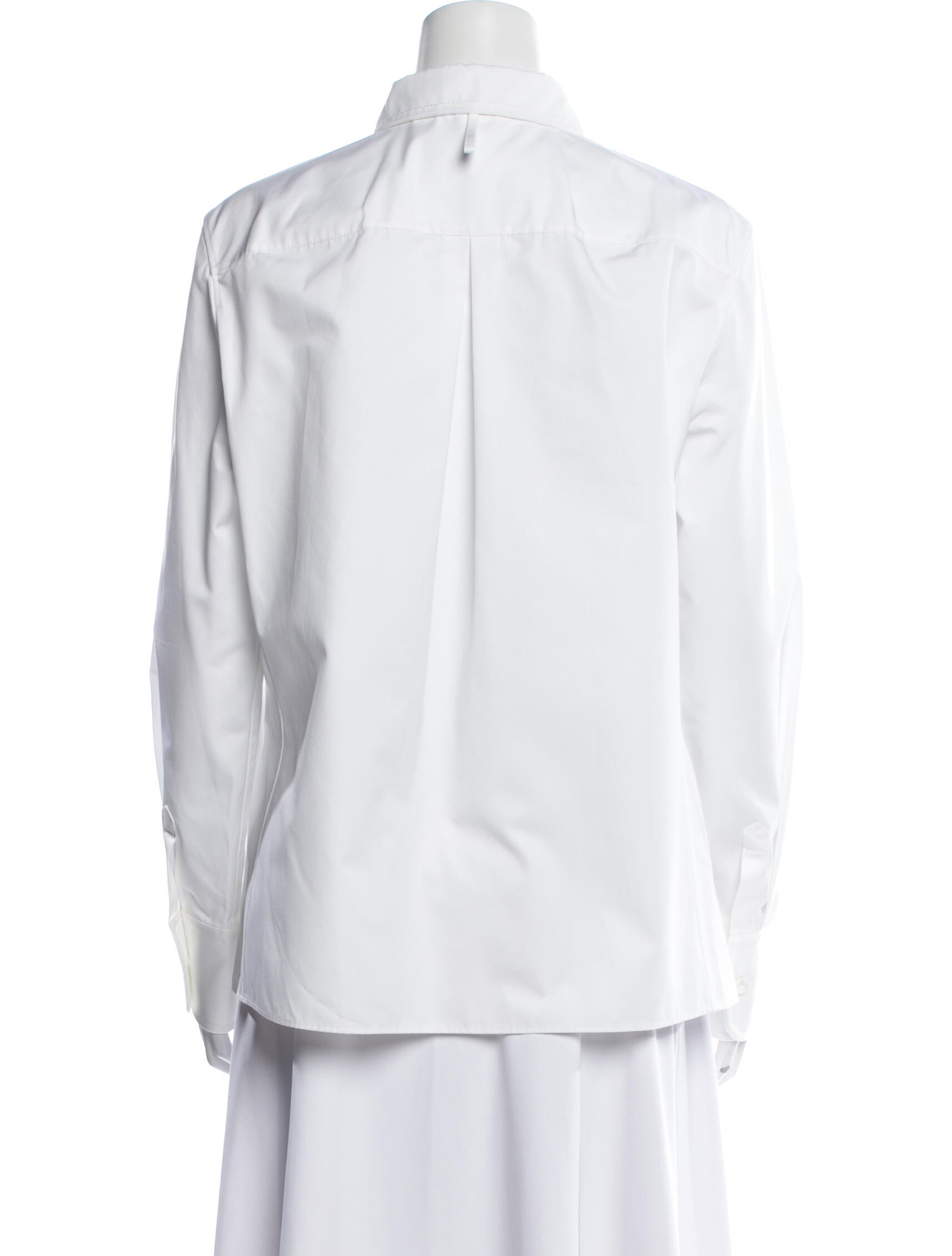 Hermès Long Sleeve Button-Up Top