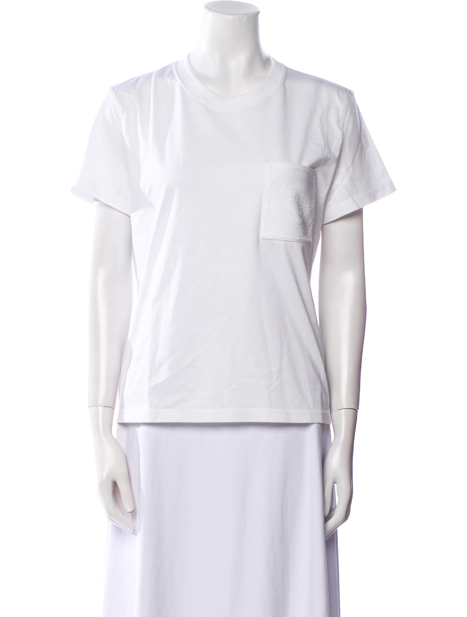 Hermès 2022 'Droit Poche Brodee' Pocket T-Shirt w/ Tags