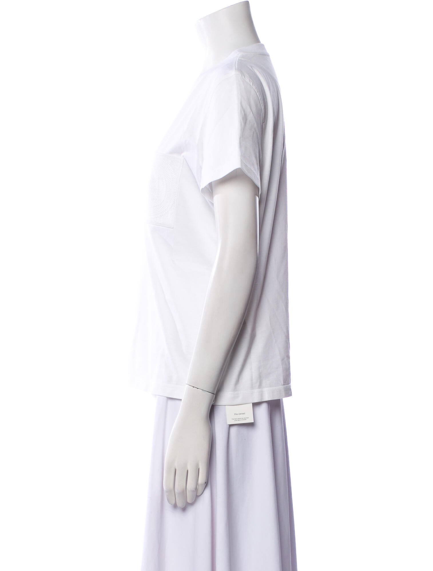 Hermès 2022 'Droit Poche Brodee' Pocket T-Shirt w/ Tags