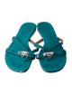 Hermès Corfou Leather Slides