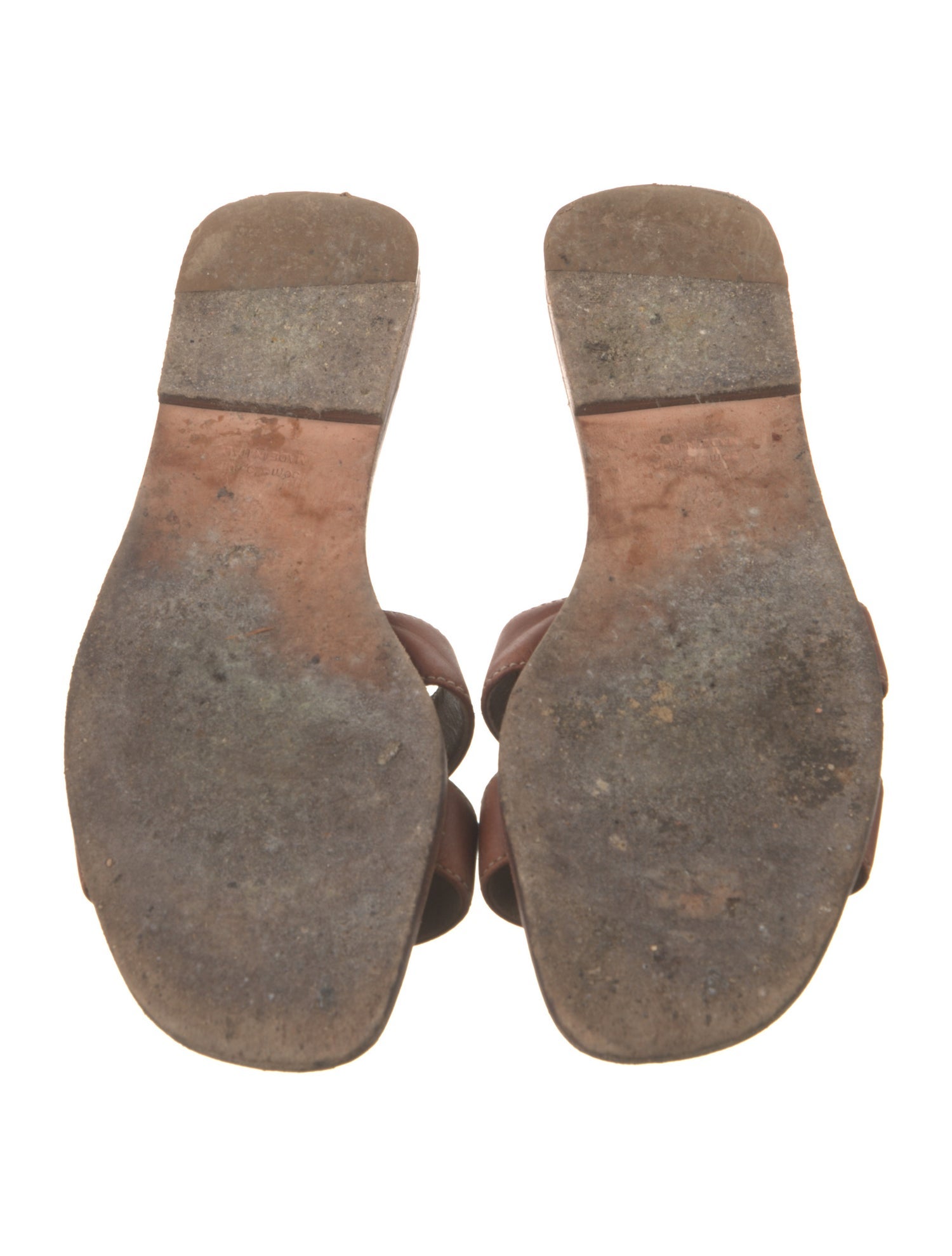 Hermès Oran Leather Slides