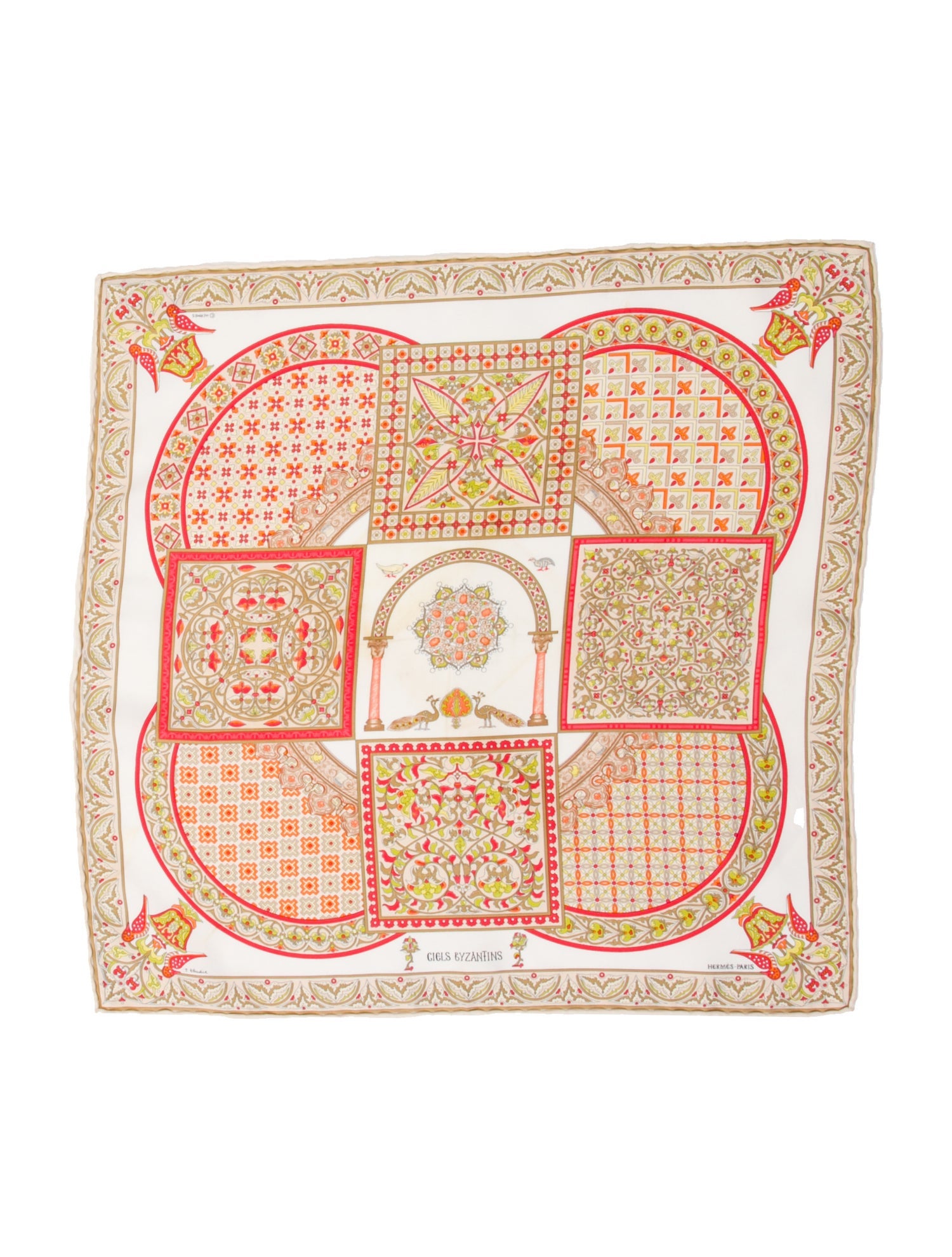 Hermès Ciels Byzantins Silk Scarf