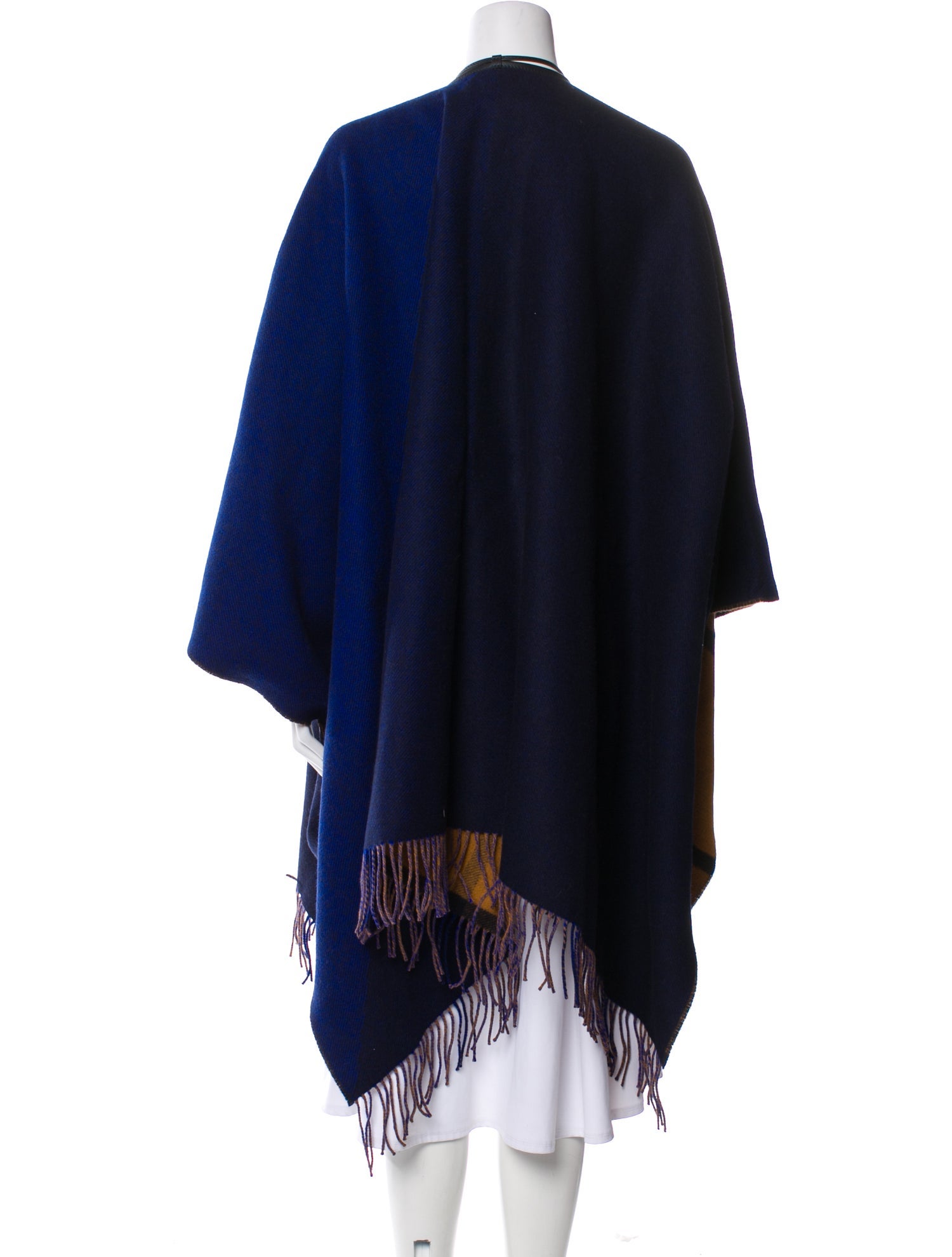 Hermès Rocabar Poncho Merino Wool Sweater