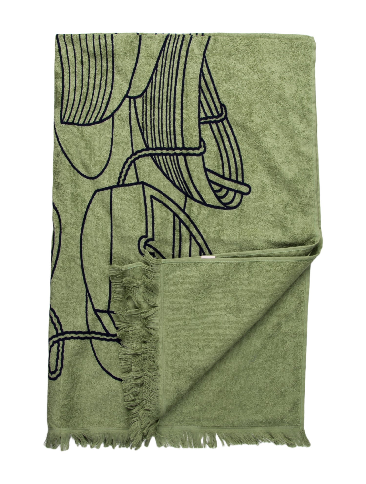 Hermès Small Tatoo Thalassa Yachting Beach Towel