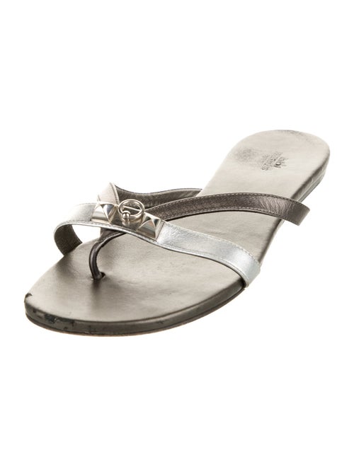 Hermès Corfu Leather Slides