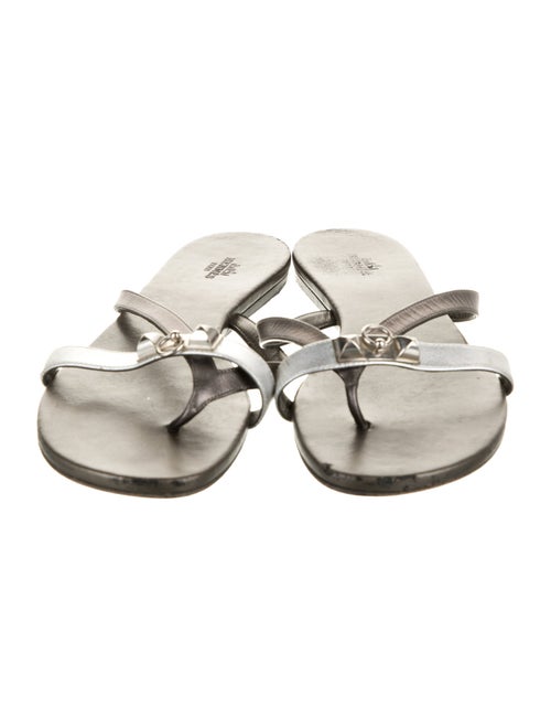 Hermès Corfu Leather Slides