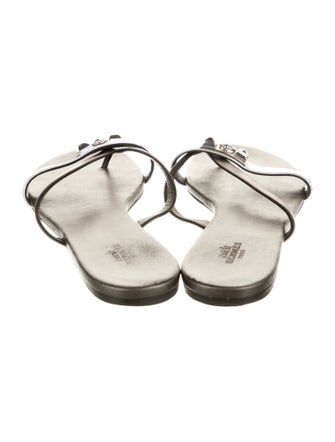 Hermès Corfu Leather Slides