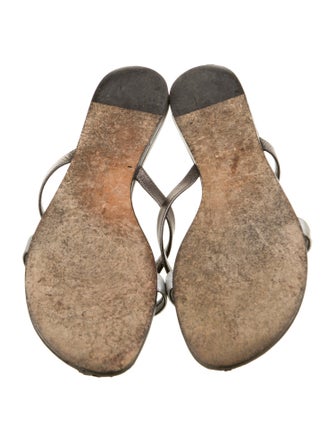 Hermès Corfu Leather Slides