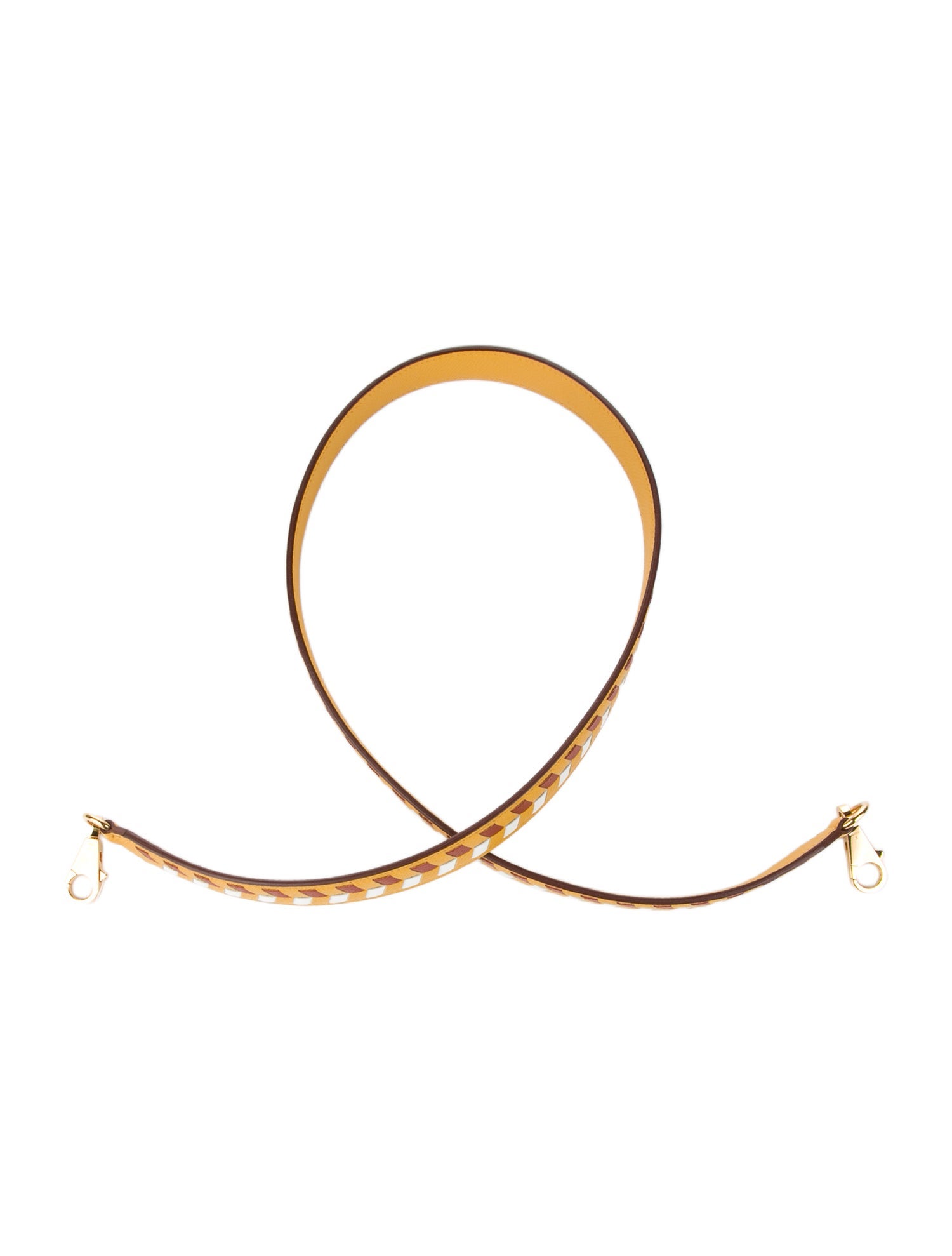 Hermès Tressage Cuir 25mm Bag Strap