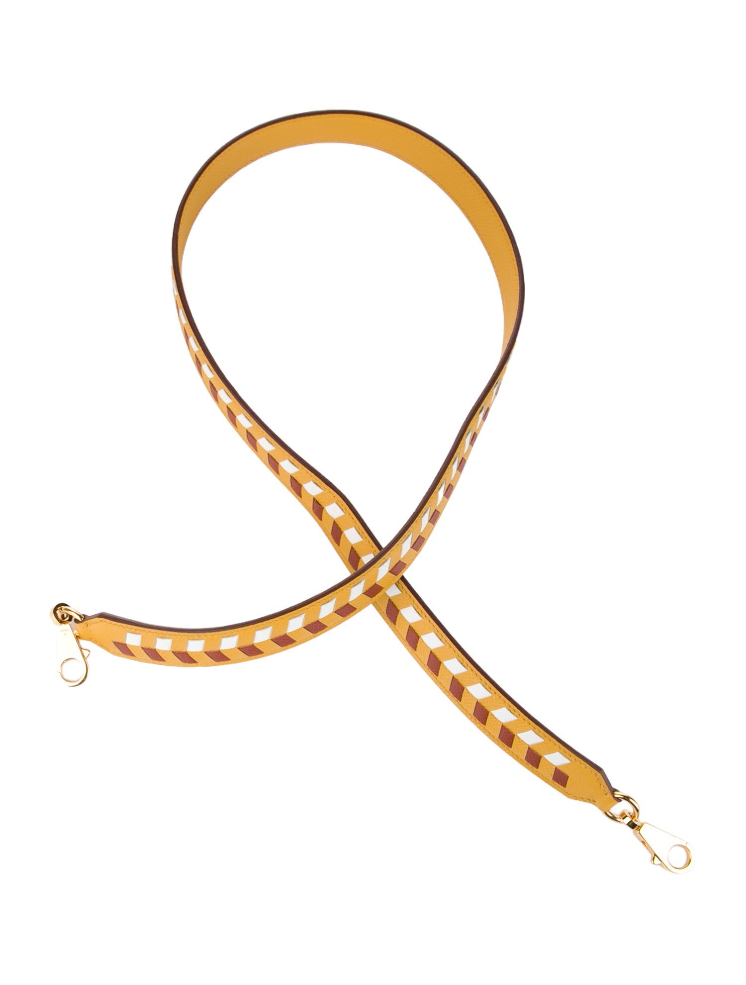 Hermès Tressage Cuir 25mm Bag Strap