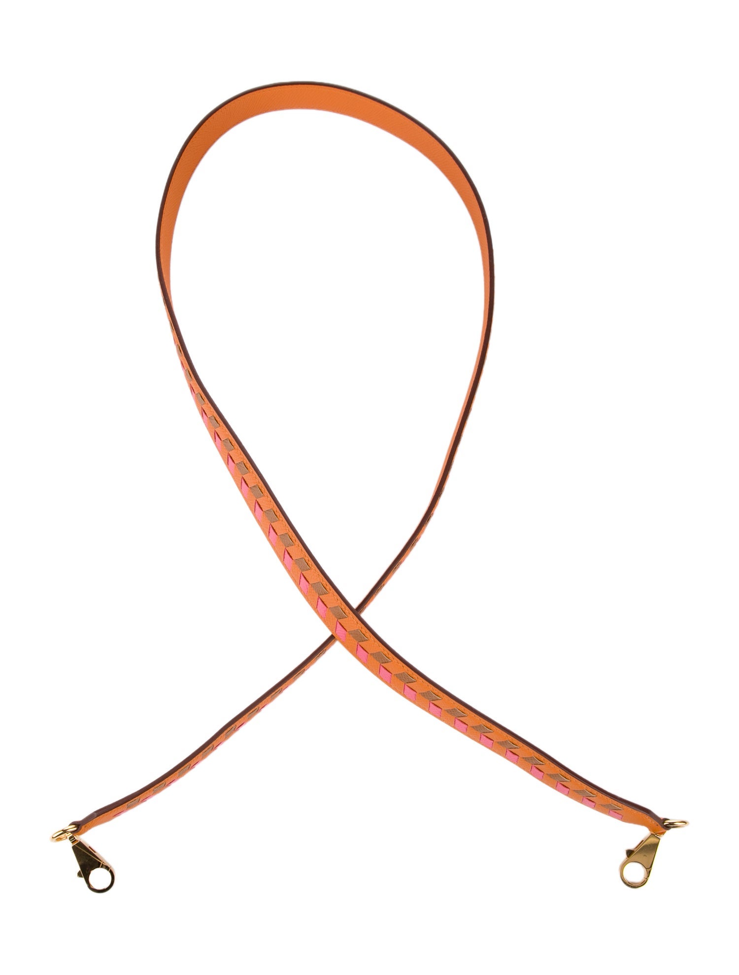 Hermès Tressage Cuir 25mm Bag Strap