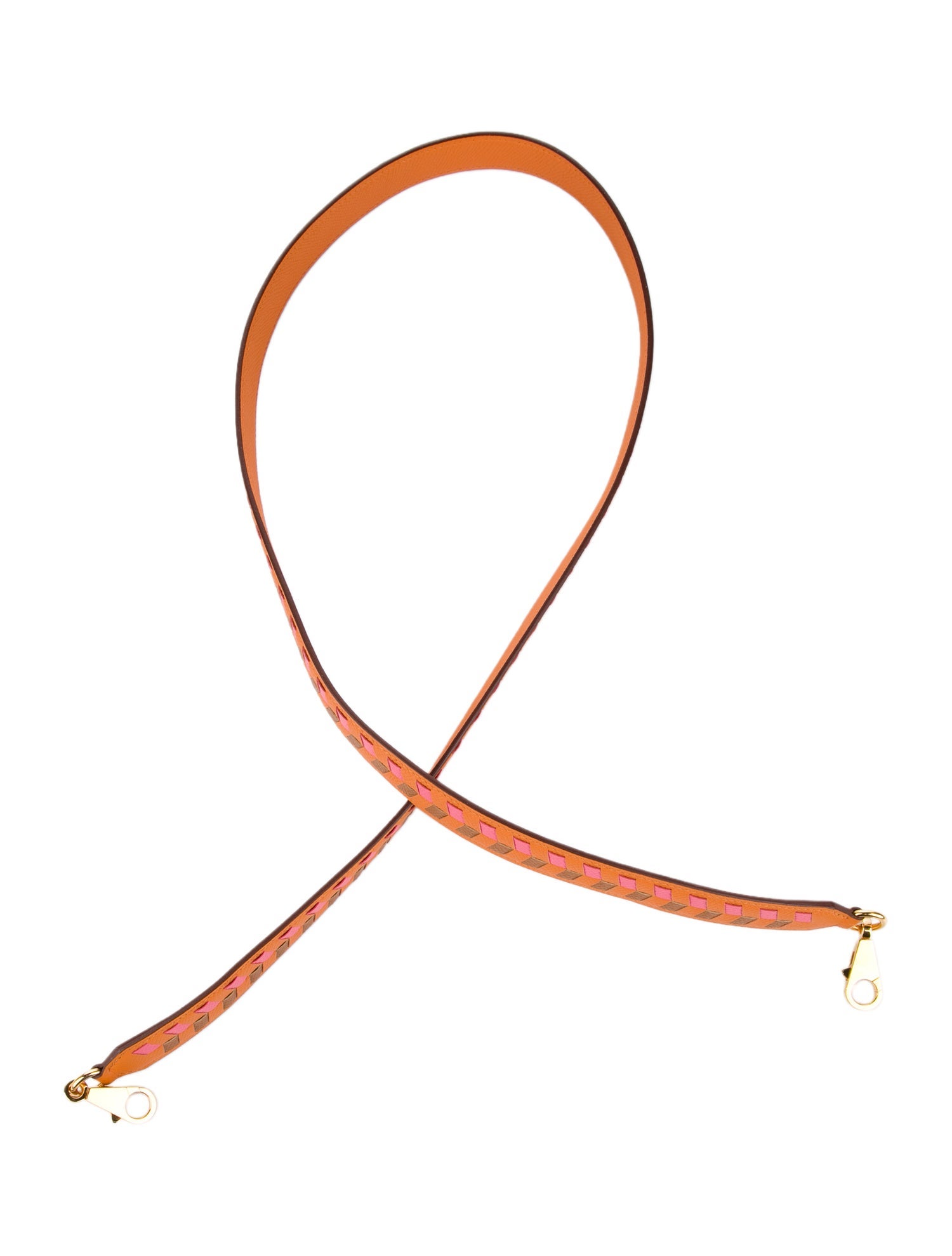 Hermès Tressage Cuir 25mm Bag Strap