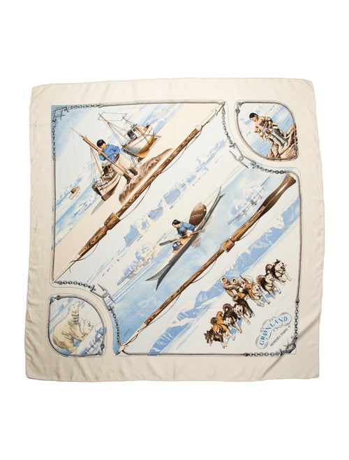 Hermès Gronland Silk Scarf