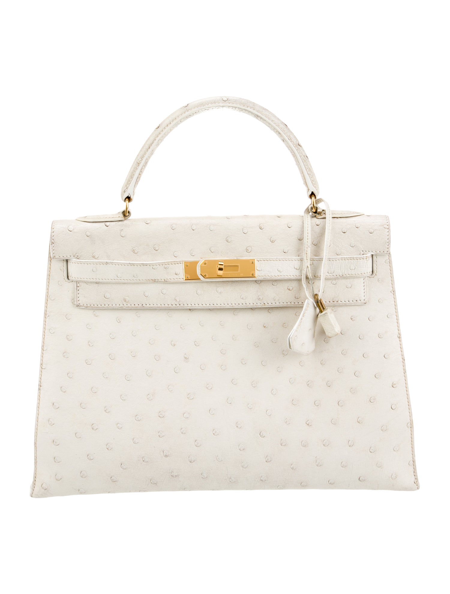 Hermès Ostrich Kelly Sellier 32