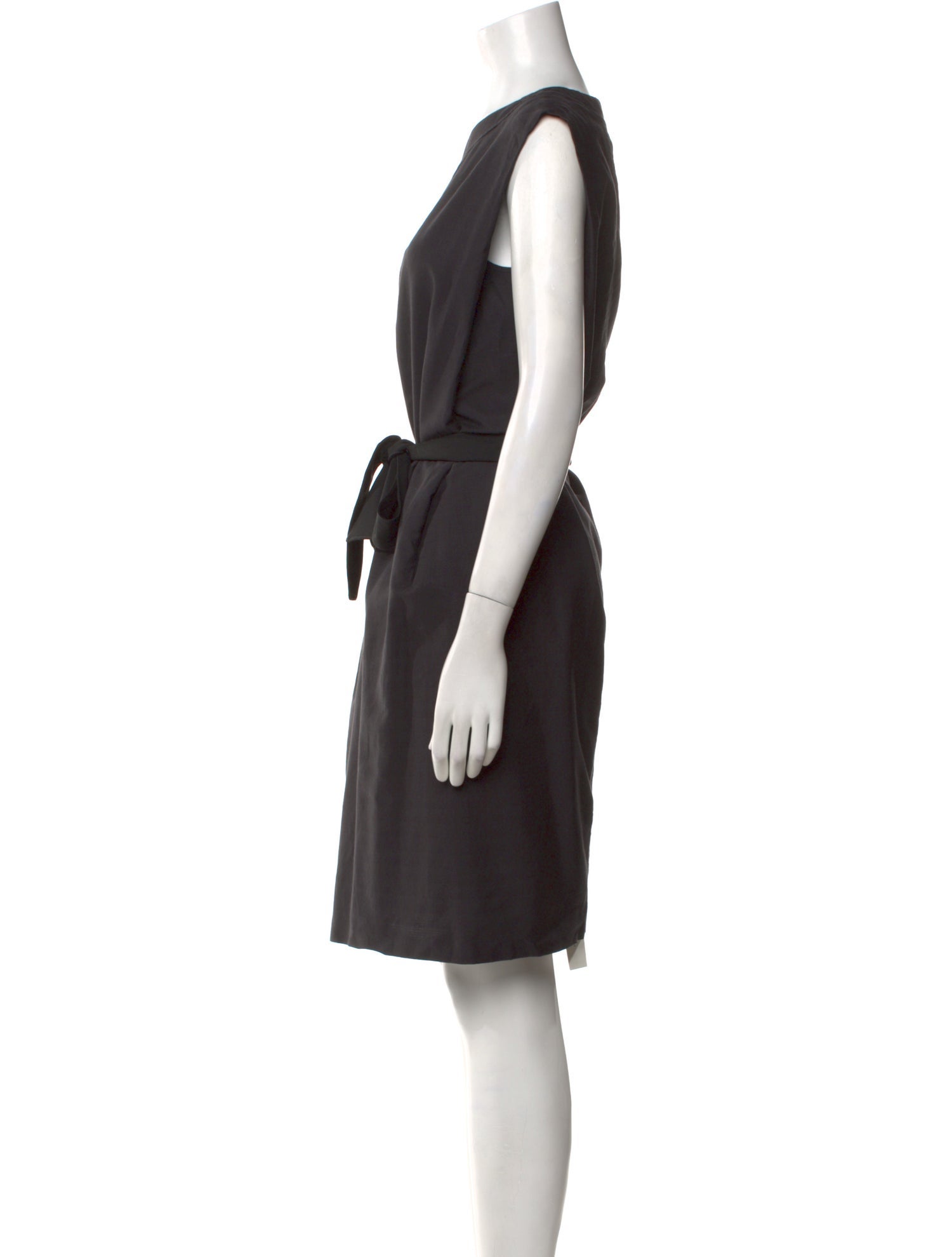 Hermès Scoop Neck Knee-Length Dress