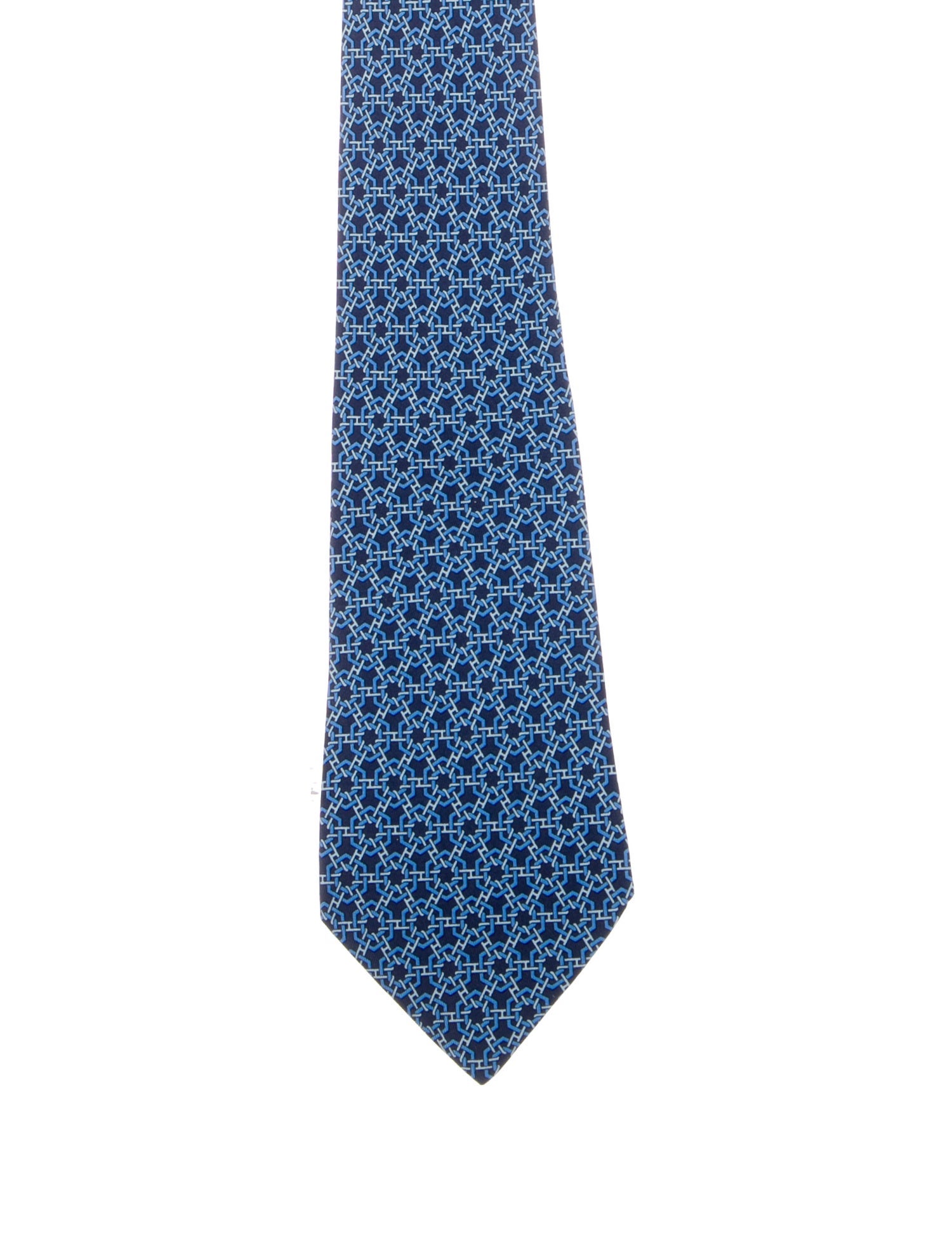 Hermès Silk Pattern Tie