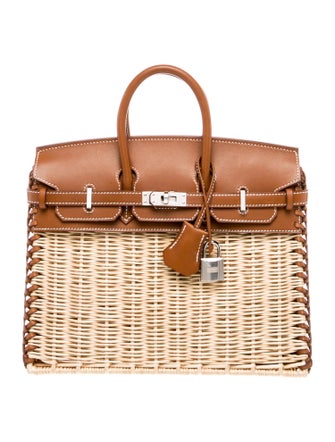 Hermès Osier Wicker & Barenia Picnic Birkin 25