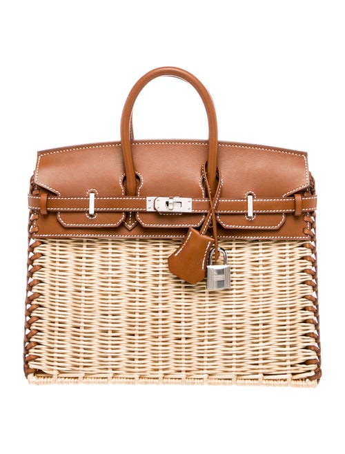 Hermès Osier Wicker & Barenia Picnic Birkin 25
