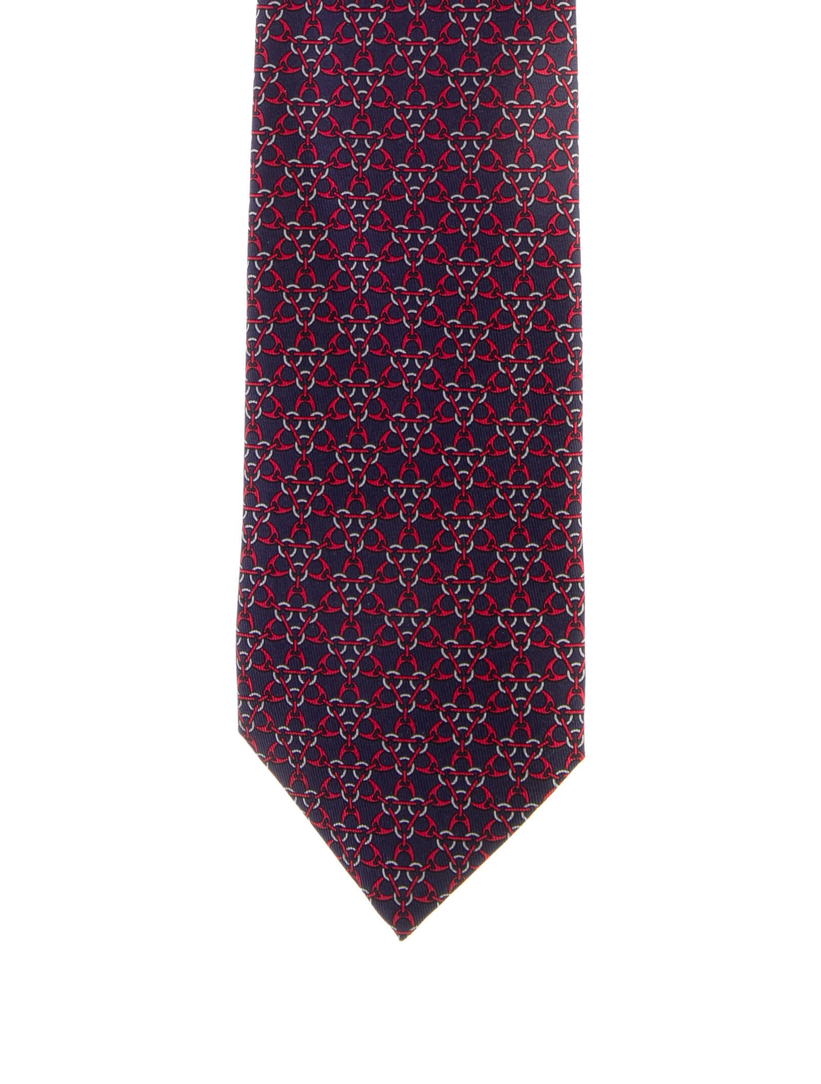 Hermès Silk Printed Tie w/ Tags