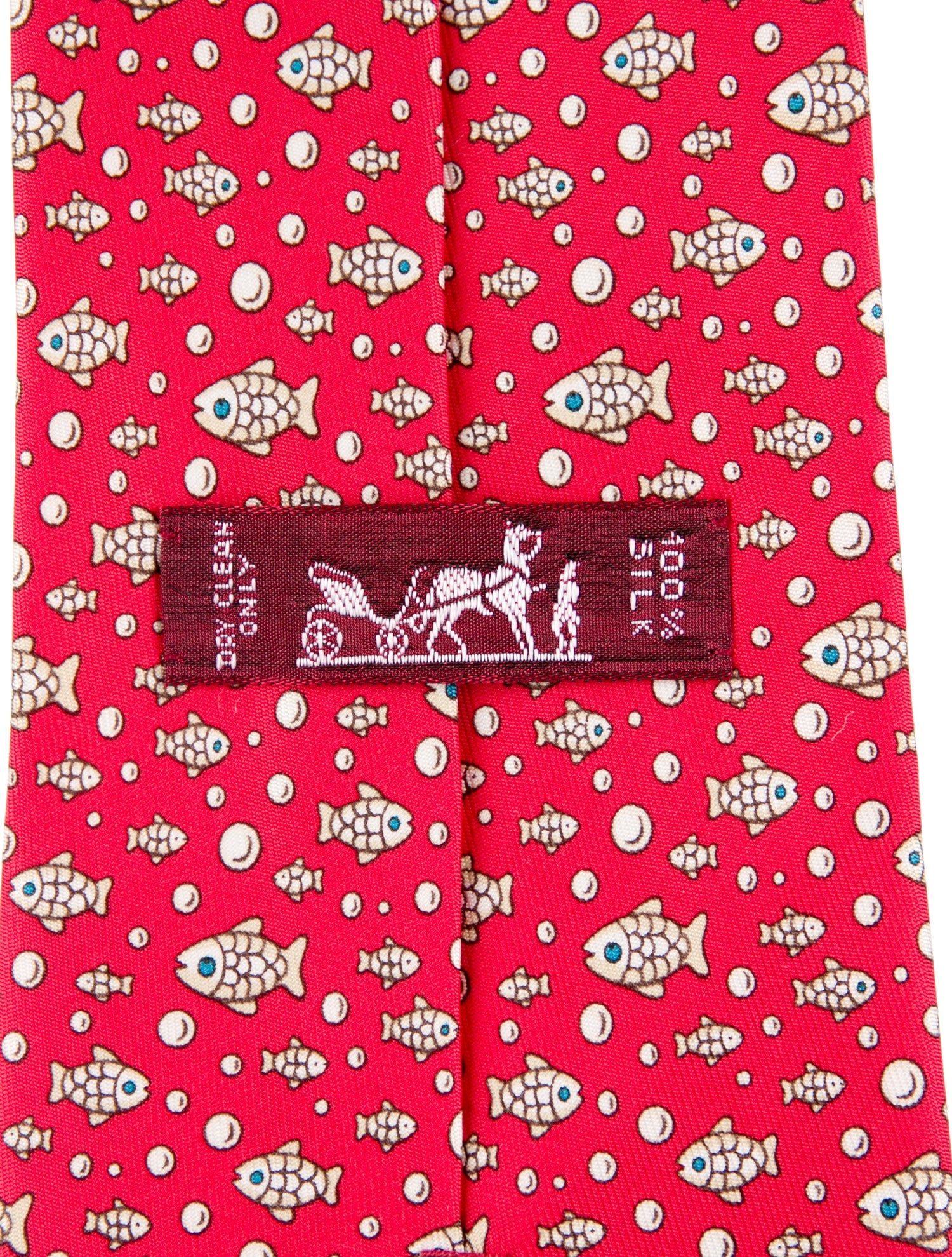 Hermès Silk Printed Tie