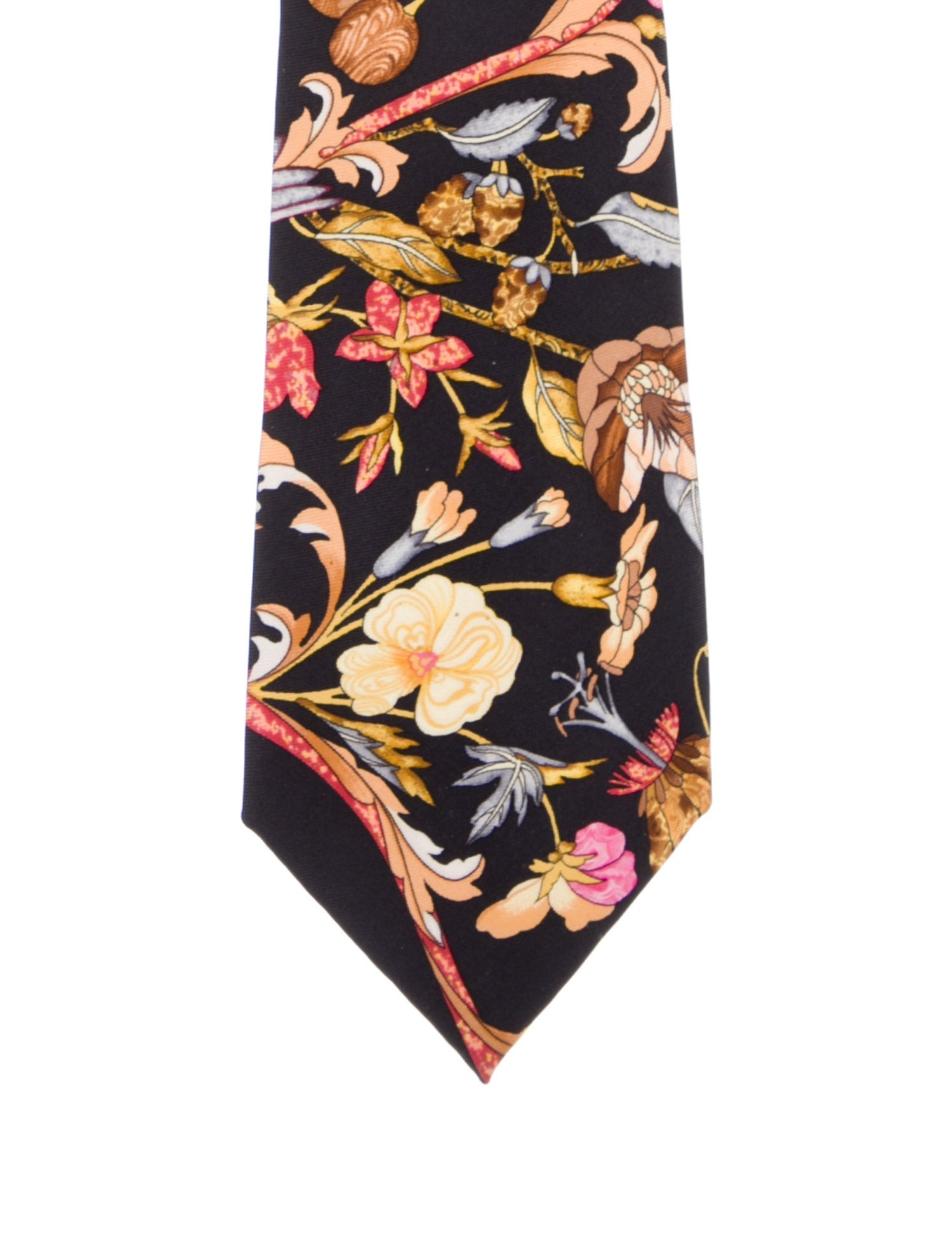 Hermès Vintage Silk Patterned Tie