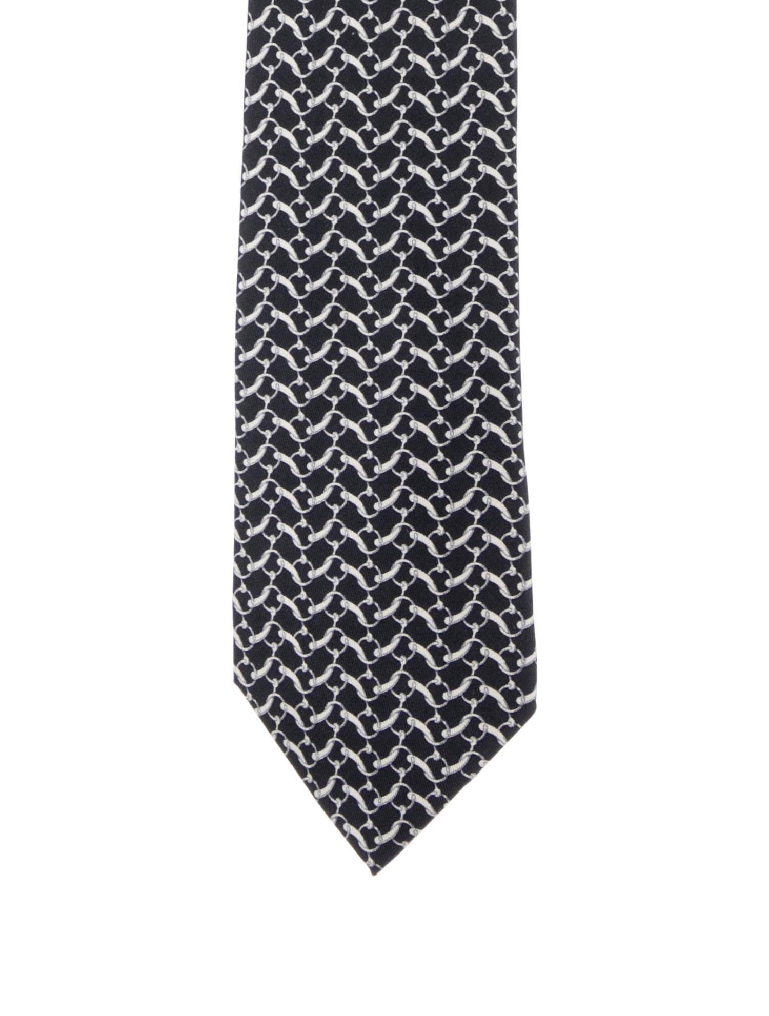 Hermès Silk Printed Tie