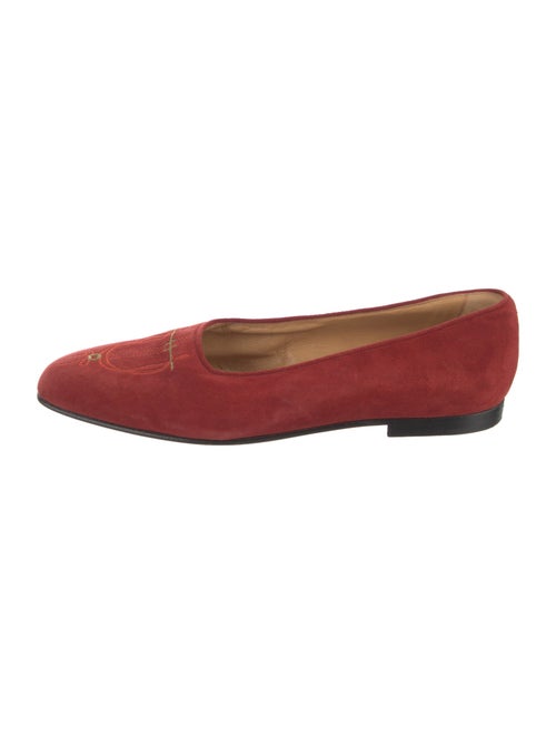 Hermès Vintage Suede Ballet Flats