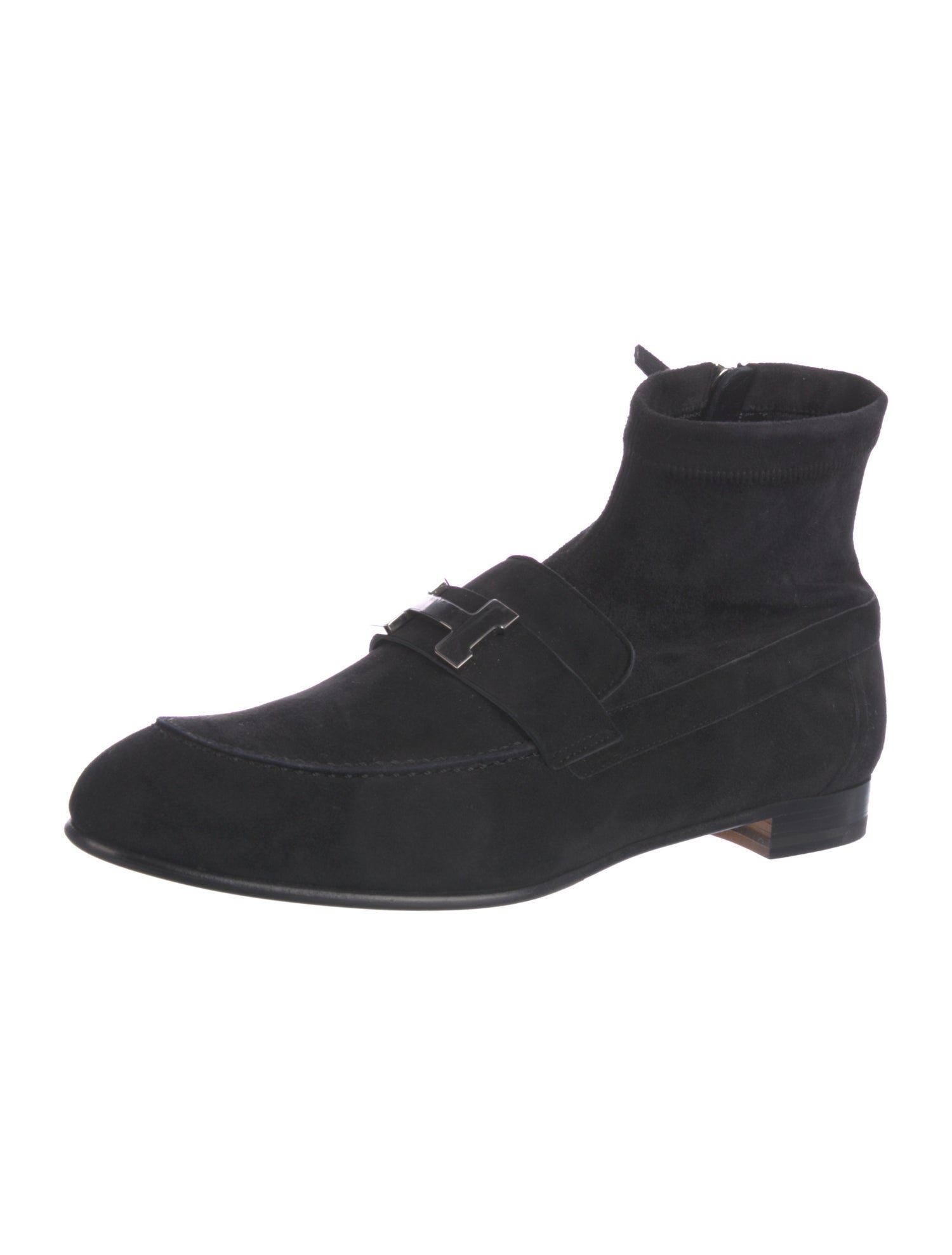 Hermès Saint Honore H Logo Lace-Up Boots