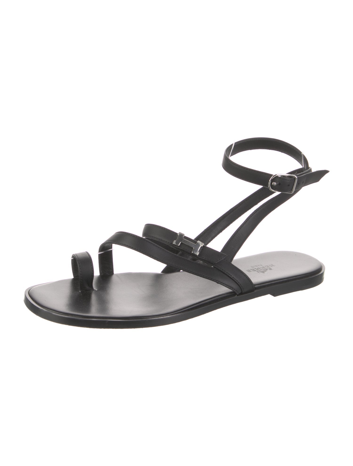 Hermès Harmonie H Logo Gladiator Sandals