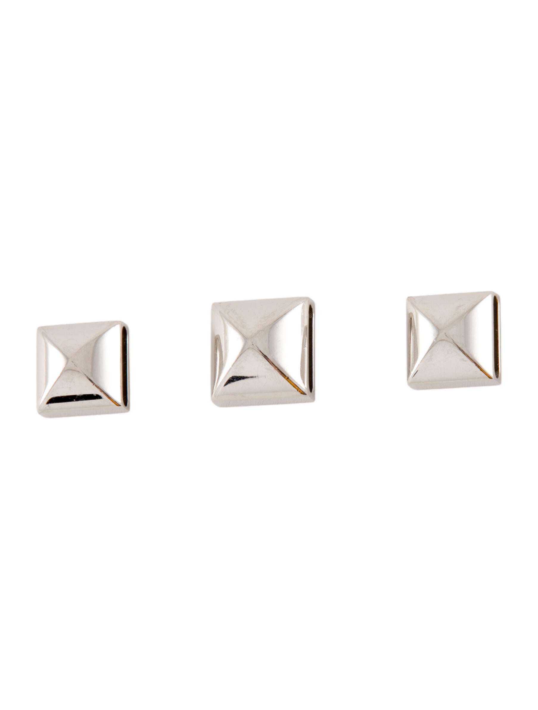 Hermès 3-Piece Medor Twilly Scarf Rings Set Metal Twilly Scarf