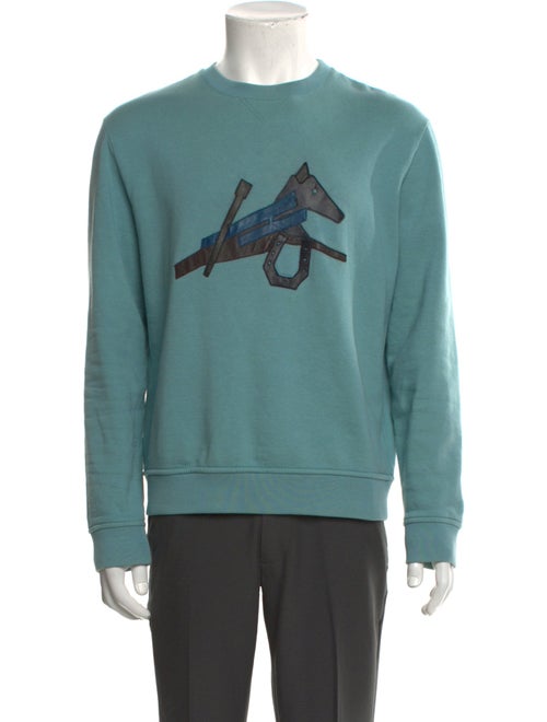 Hermès Graphic Print Crew Neck Sweatshirt