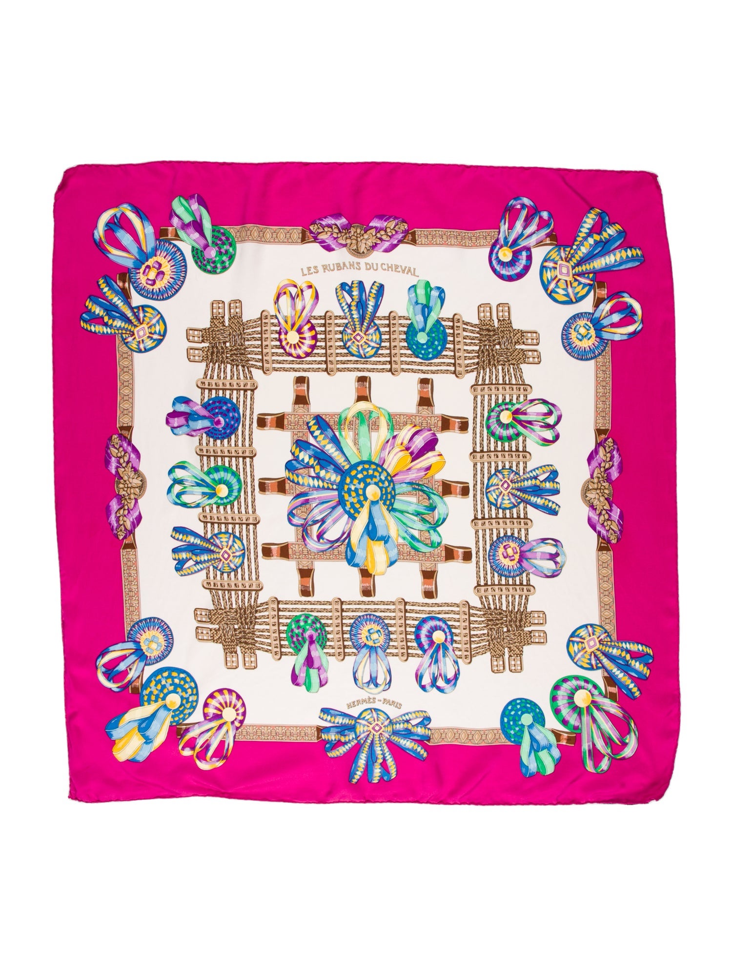 Hermès Les Rubans du Cheval Silk Scarf