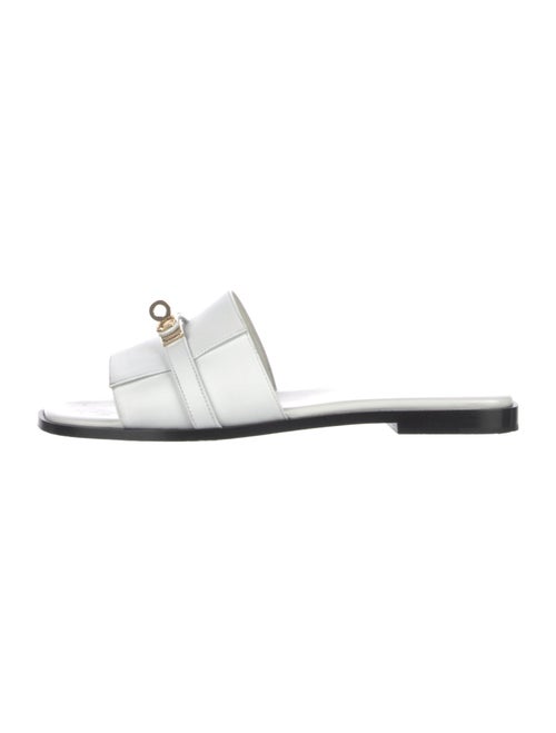 Hermès Giulia Leather Slides