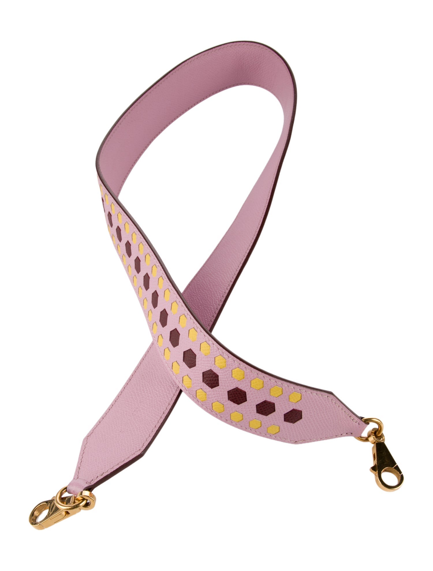 Hermès Epsom Hexagone Tressage 40mm Shoulder Strap