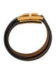 Hermès Leather Drag Double Tour Bracelet