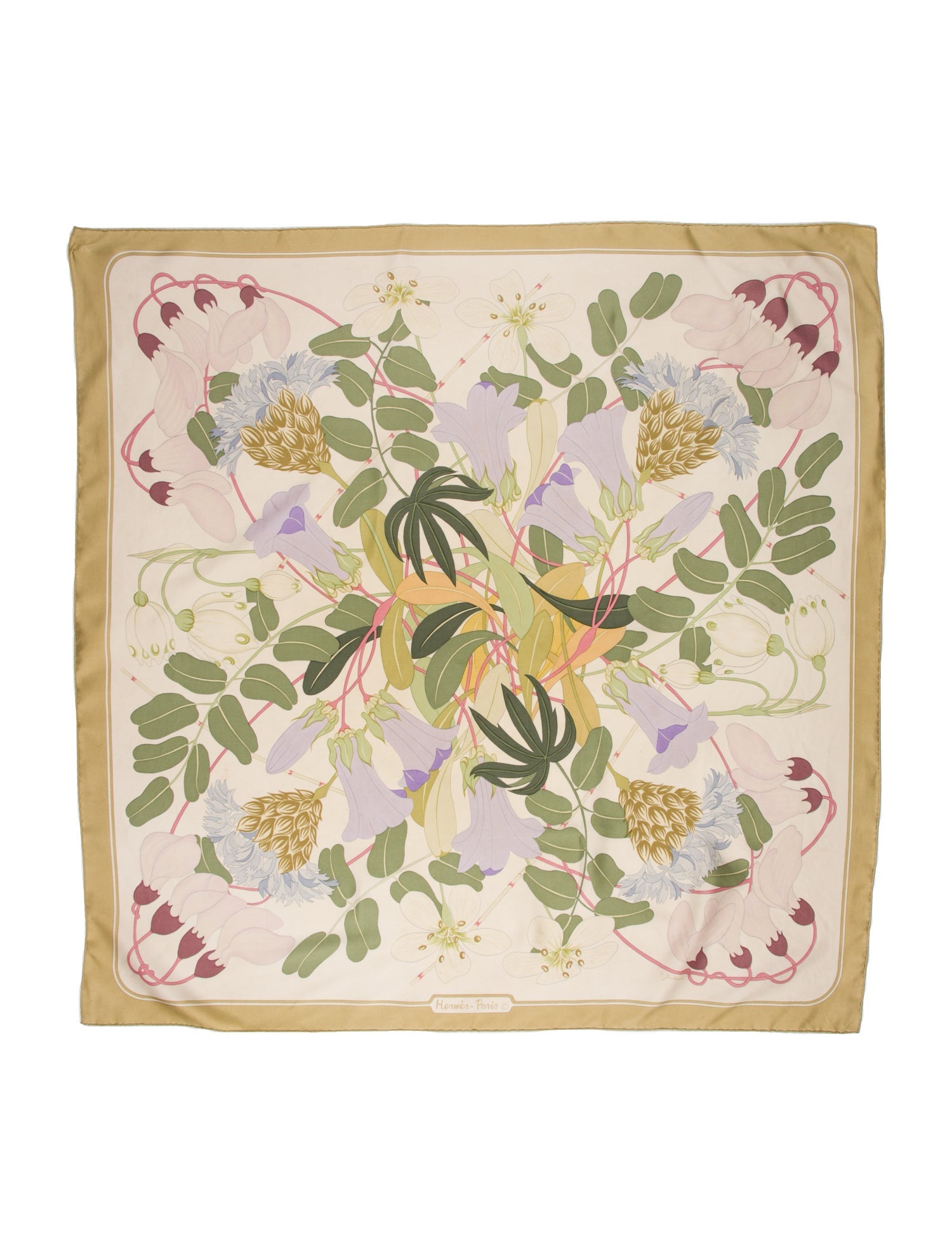 Hermès Flora Graeca Silk Scarf