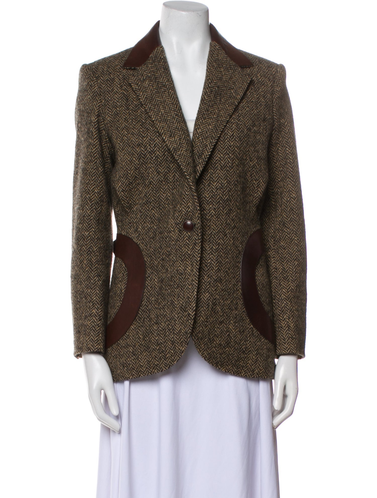 Hermès Wool Printed Blazer