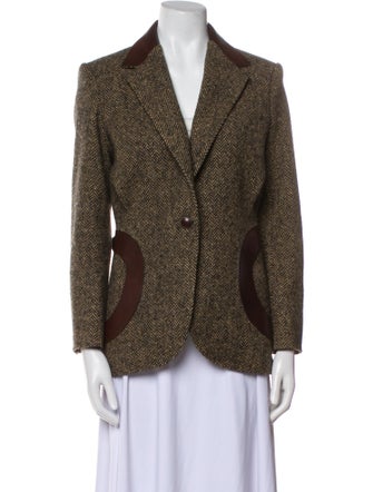 Hermès Wool Printed Blazer