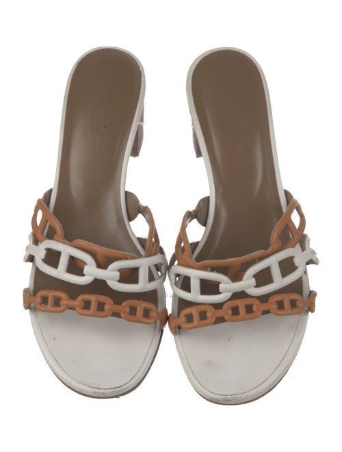 Hermès Tandem Chaîne d'Ancre Insignia Slides