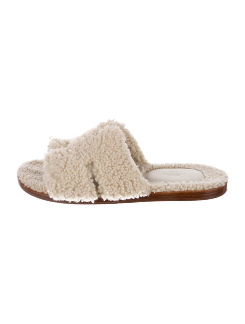 Hermès Izmir Shearling Slides